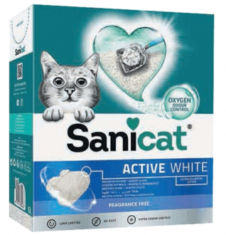 Sanicat Active White Ultra Topaklanan Kalın Taneli 10 lt Kedi Kumu kullananlar yorumlar